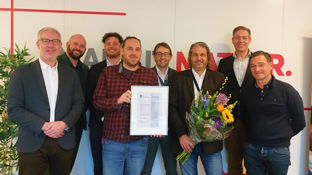 WEngage receiving the ISO27001 Certificate